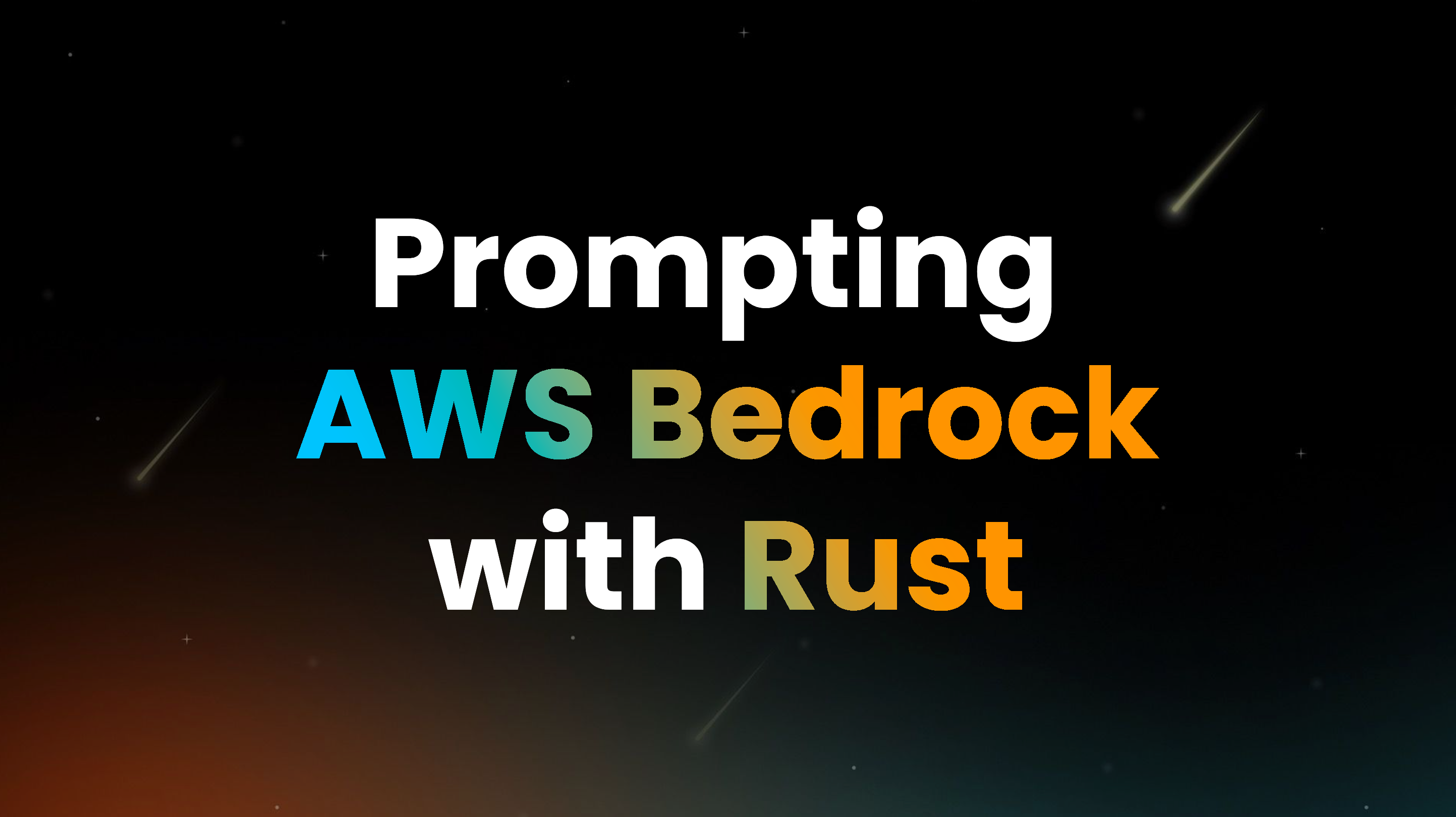 Prompting AWS Bedrock with Rust