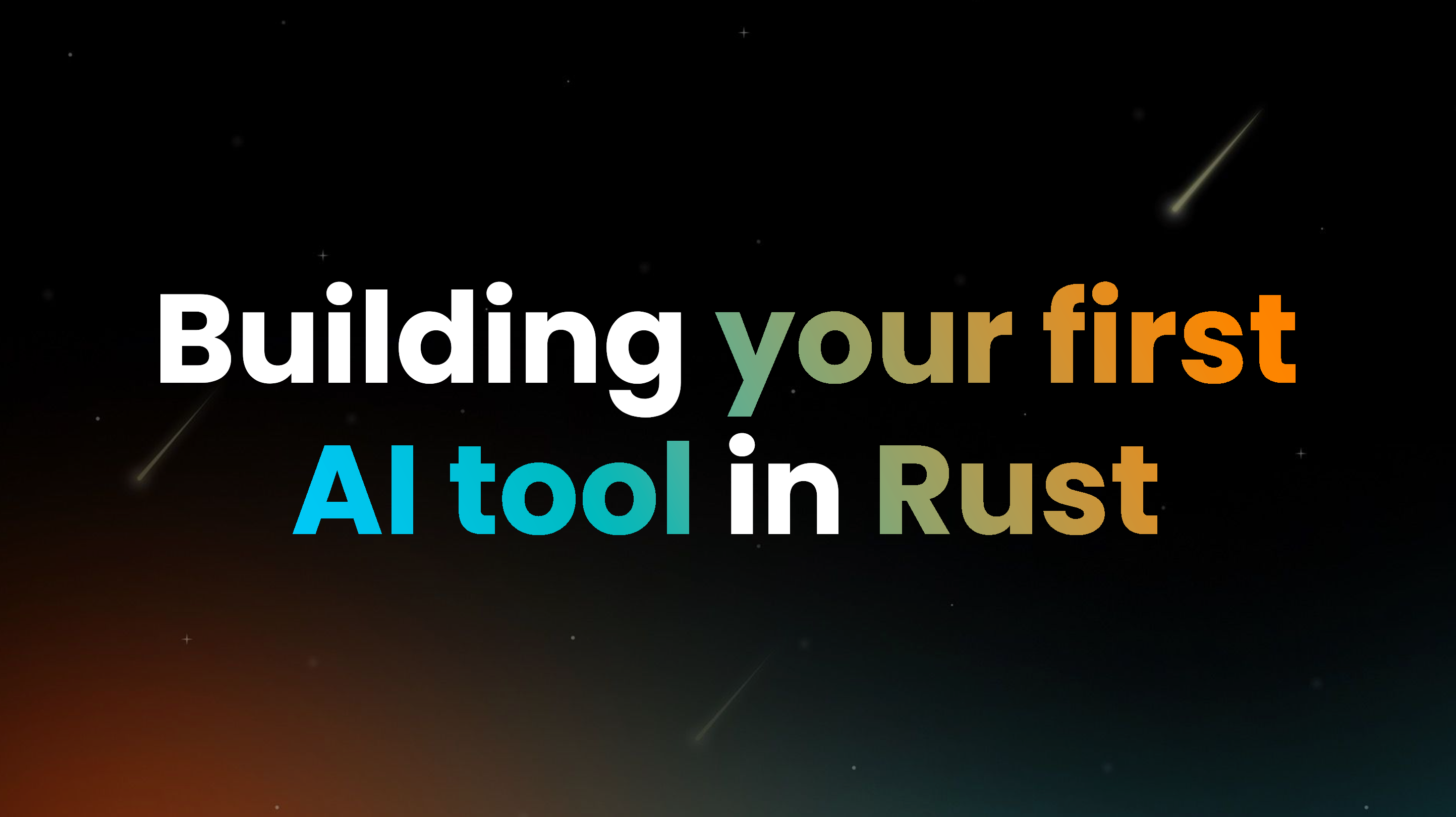 Building your first AI tool in Rust