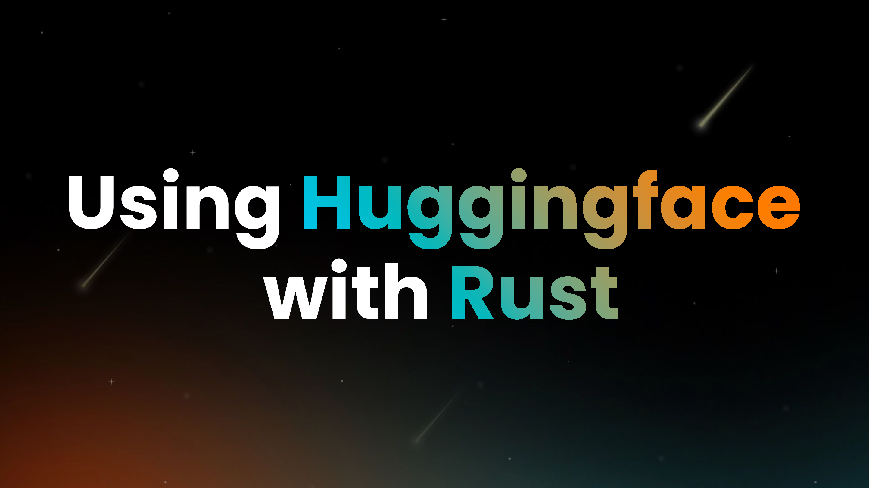 Using Huggingface with Rust