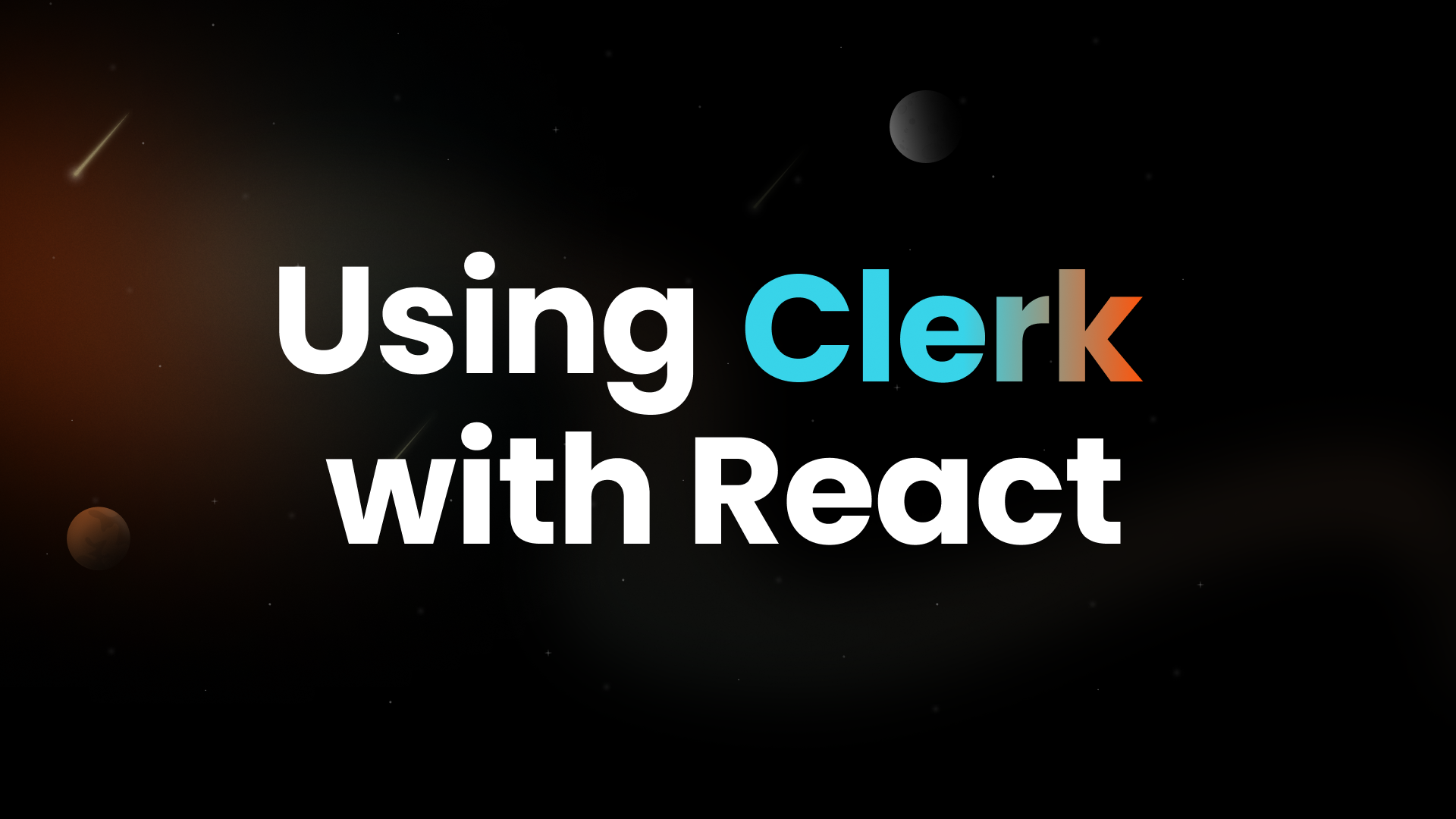 Using Clerk authentication in React