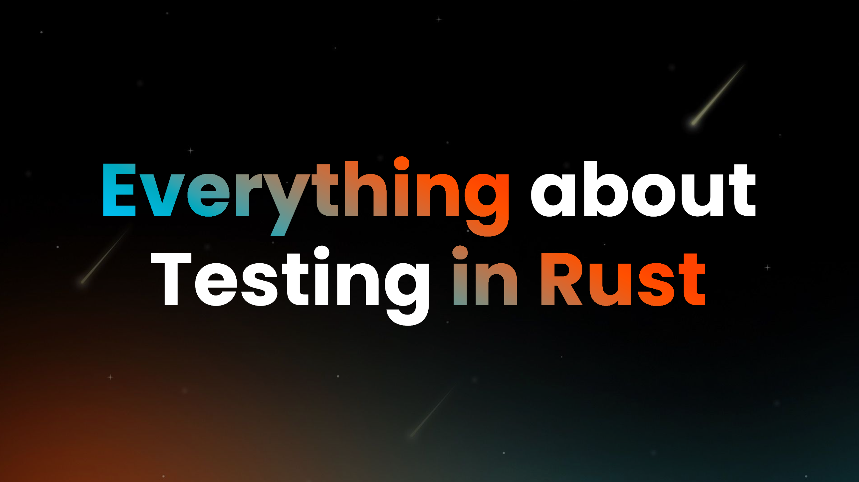 Everything you need to know about testing in Rust